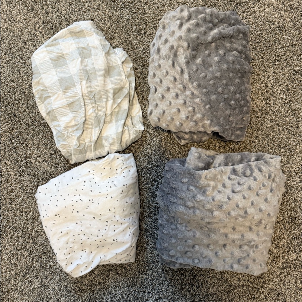 Four Changing Pad Covers